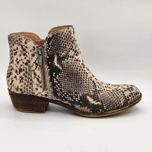 "Breah" Double-Zip Snake Print Ankle Boot from LUCKY BRAND